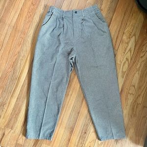 Lee Vintage High Waisted Pleated Houndstooth Pants